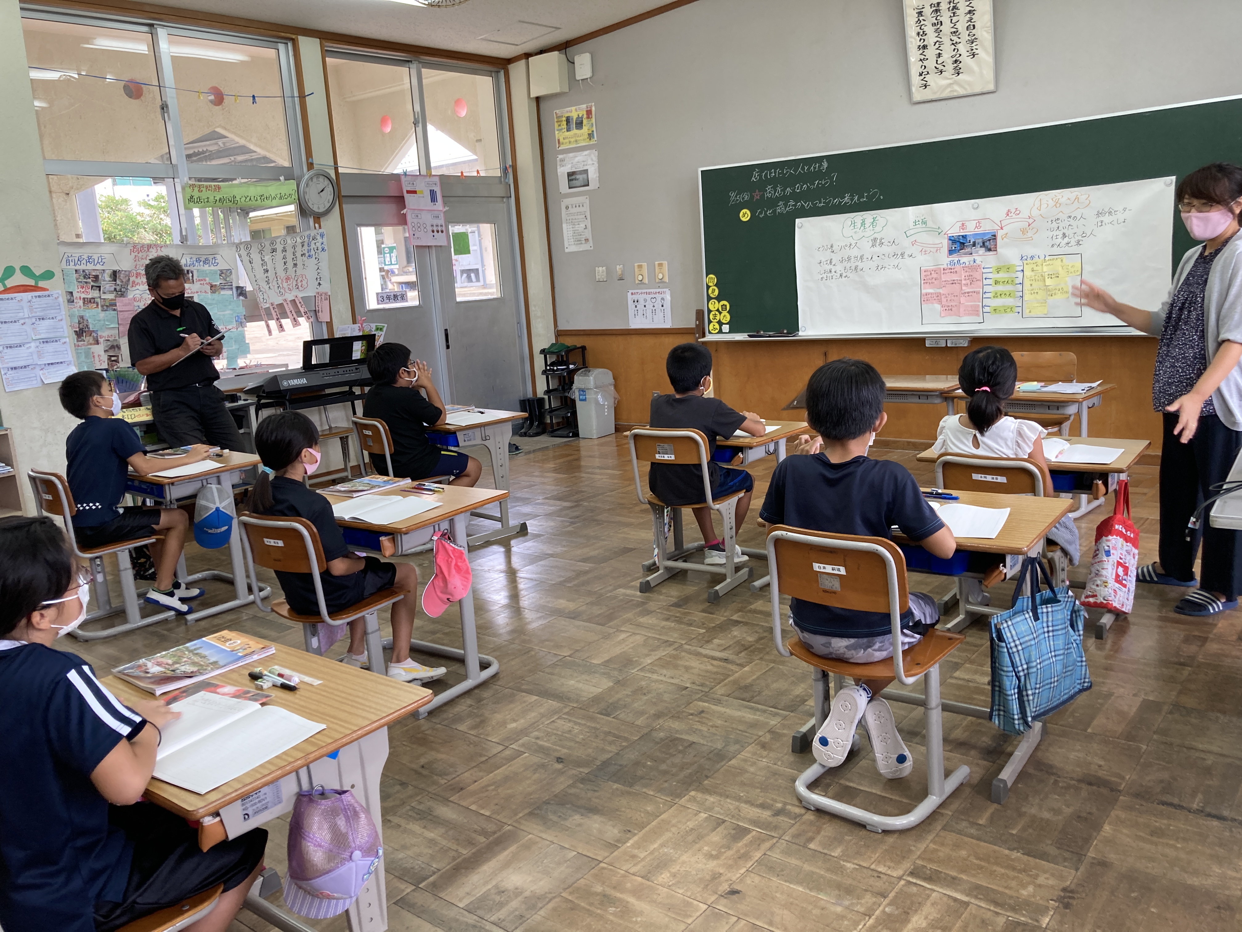 第3回 研究授業 3年生社会「店ではたらく人と仕事」 : 与那国町立