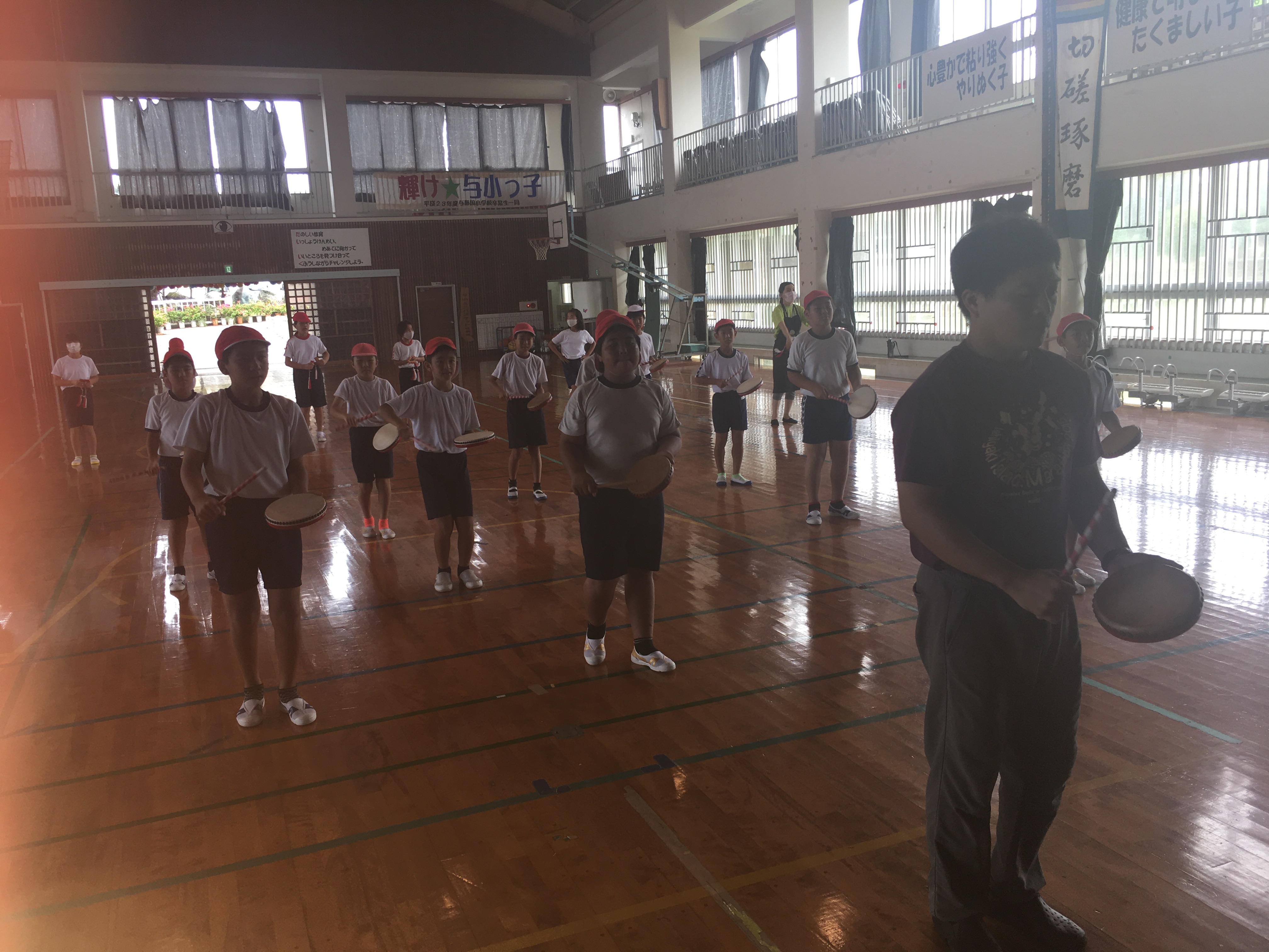 エイサー練習 ５ ６年 与那国町立与那国小学校ホームページ