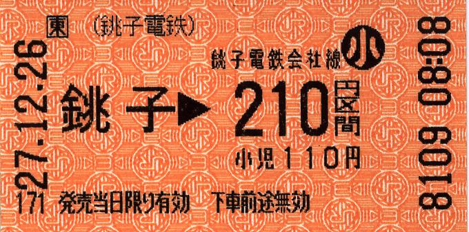 共同使用駅におけるJR東日本字模様の連絡会社線単独乗車券