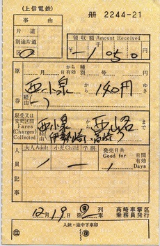 特補 区変 西小泉から西山名まで
