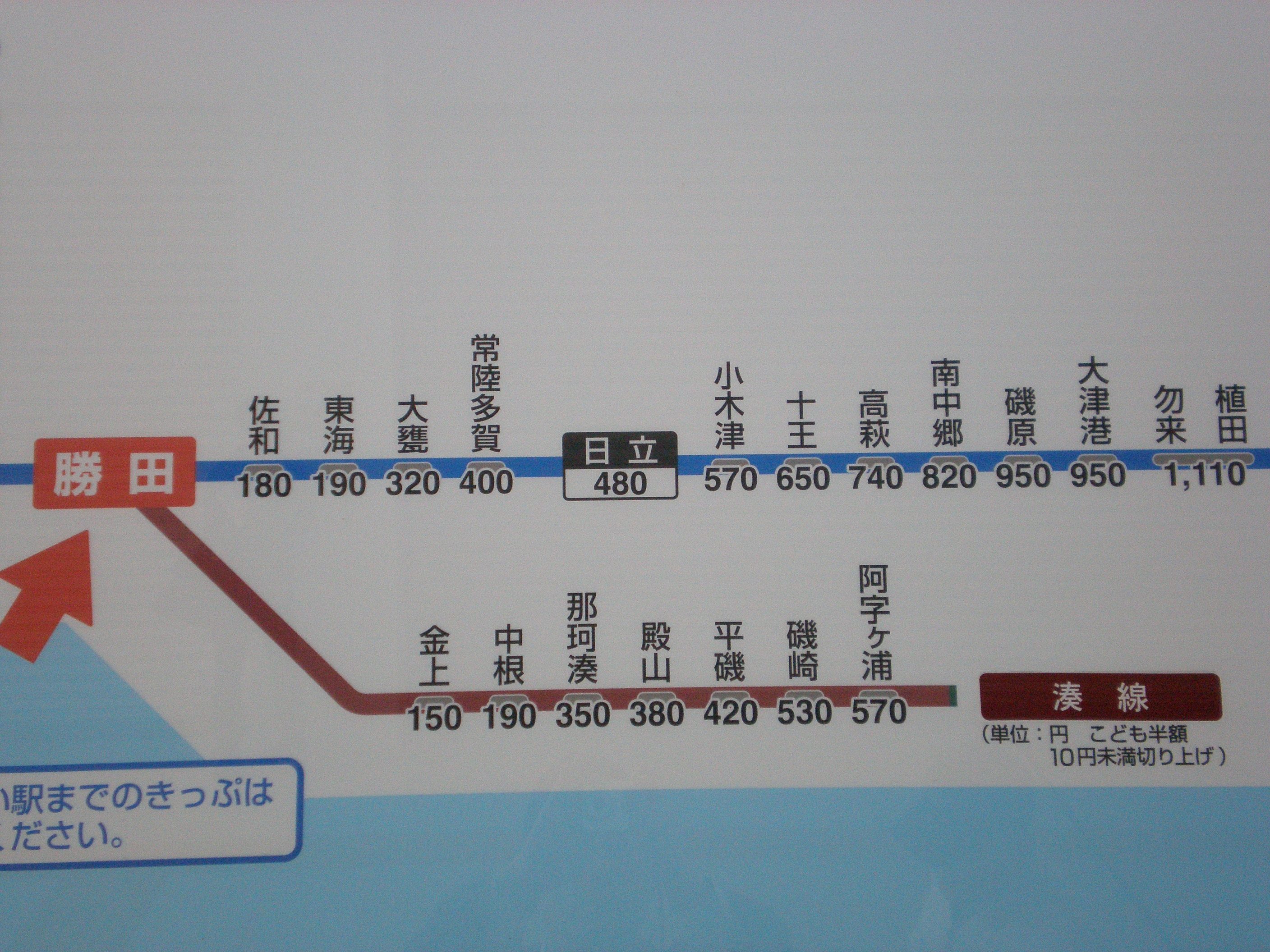 【茨城交通？】サボ　行先板　（表） 勝田⇔阿字ヶ浦（裏）那珂湊 茨城交通線に乗る 2 : タカタカB 「一枚のキップから」