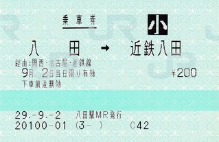 八田⇒近鉄八田