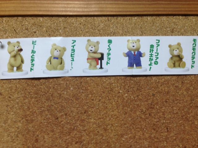 映画 テッド を見たら テッドのガチャガチャは欲しくなる 正直 かわいい でもおじさんですけど ガシャポン ガチャガチャマニア ガチャポンおまつブログ