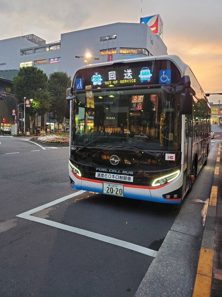 京浜急行バスのトヨタsora 燃料電池バス M9901号車 でお台場から大井町へ よしちゃん しゃもじのスマイルモーニング参戦記 京浜急行バスのトヨタsora 燃料電池バス M9901号車 でお台場から大井町へ よしちゃん しゃもじのスマイルモーニング参戦記