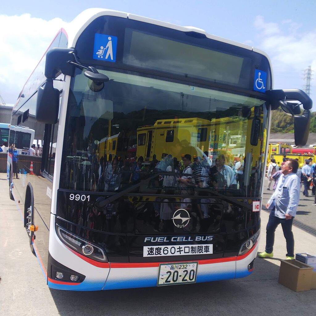 京浜急行バスのトヨタsora 燃料電池バス M9901号車 でお台場から大井町へ よしちゃん しゃもじのスマイルモーニング参戦記 京浜急行バスのトヨタsora 燃料電池バス M9901号車 でお台場から大井町へ よしちゃん しゃもじのスマイルモーニング参戦記
