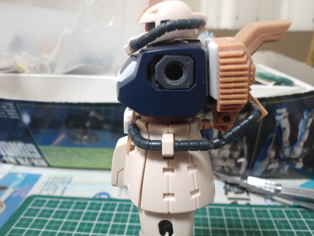1 144 ザクデザートタイプを作る その5 真夜中のガンプラ製作記 1 144 ザクデザートタイプを作る その5 真夜中のガンプラ製作記
