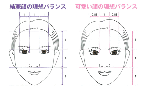 可愛いと美人の違い