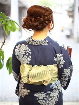 浴衣の時の髪型3