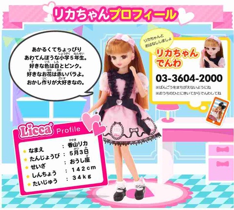 着せ替え人形「リカちゃん」10