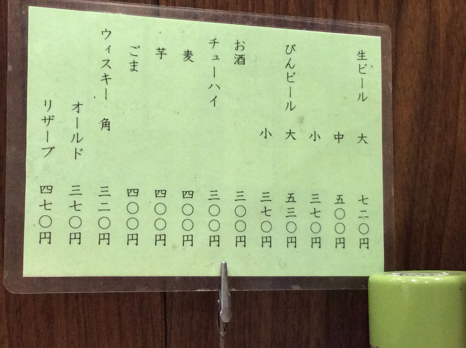 料理が旨い居酒屋さん 湊川公園 尾張屋 やまでらのぶらりグルメ ぶらり日記
