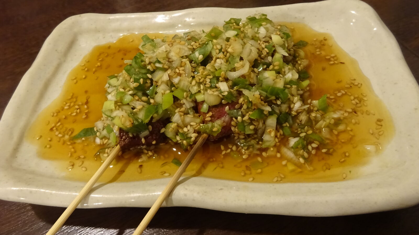 ネギまみれのレバテキが素敵ですよ 船場センタービル 堺筋本町酒場 やまでらのぶらりグルメ ぶらり日記