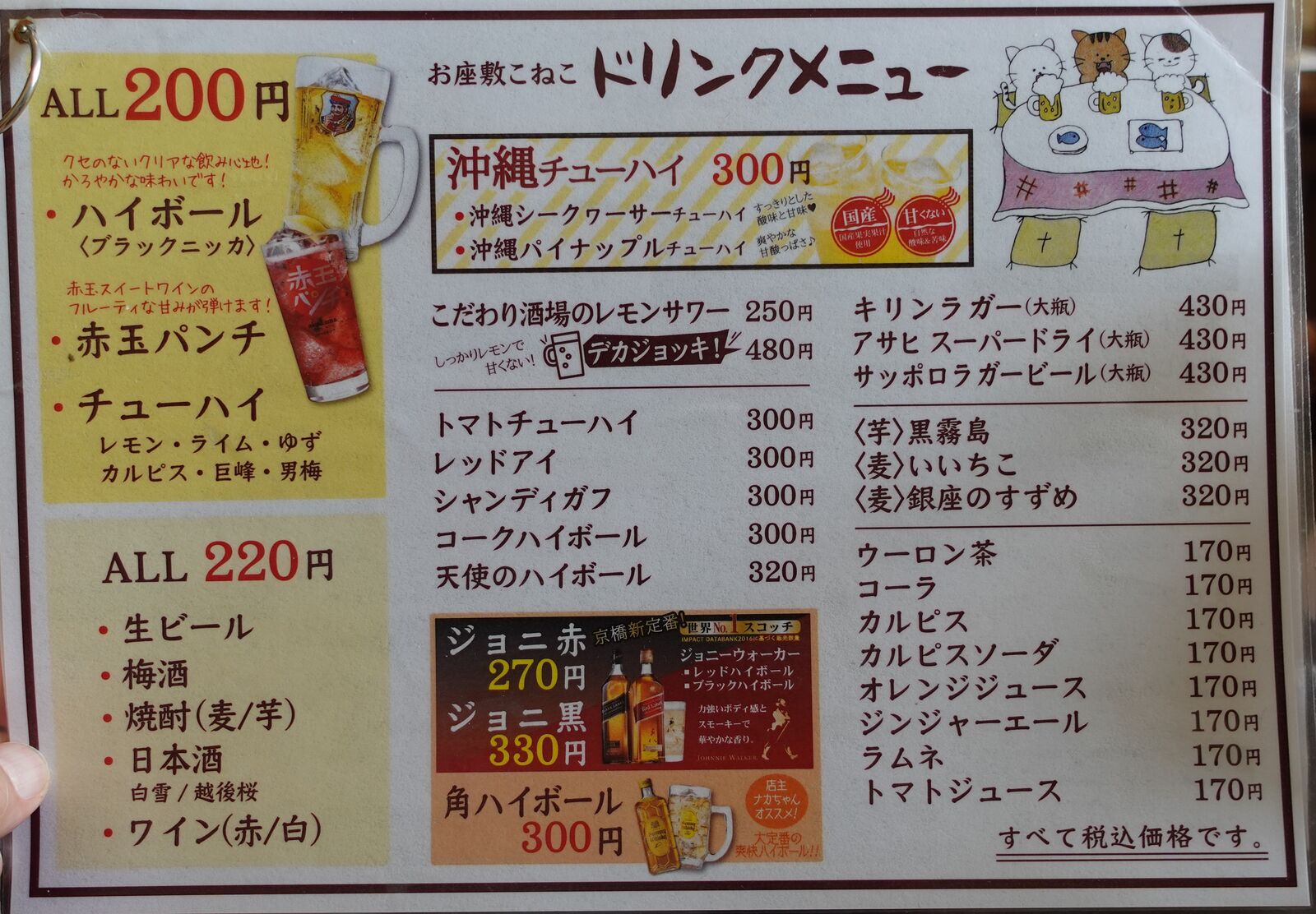 昭和長屋の座敷に座って飲める激安酒場 京橋 お座敷 こねこ やまでらのぶらりグルメ ぶらり日記
