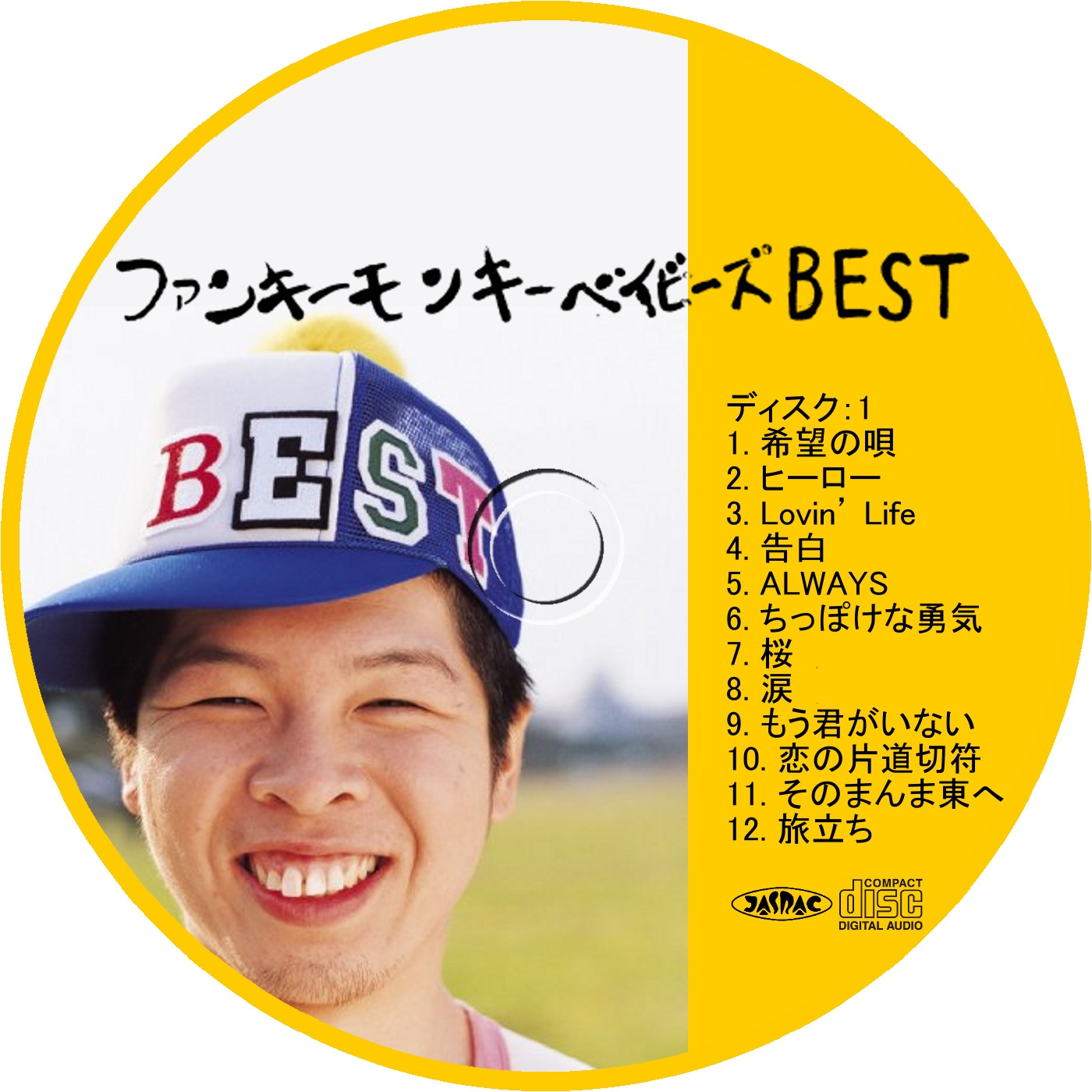 ファンキーモンキーベイビーズbest ラベル Yosshi S Dvdラベル ファンキーモンキーベイビーズbest ラベル Yosshi S Dvdラベル