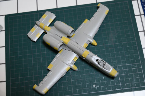 タミヤ1/72 A-10AサンダーボルトⅡ（途中） : yosshiro-labo
