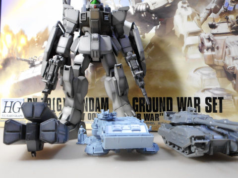 1/144 ホバートラック仮組み （HGUC陸戦型ガンダム地上戦セットより