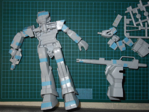 1/144旧キット ジムキャノン 仮組み : yosshiro-labo