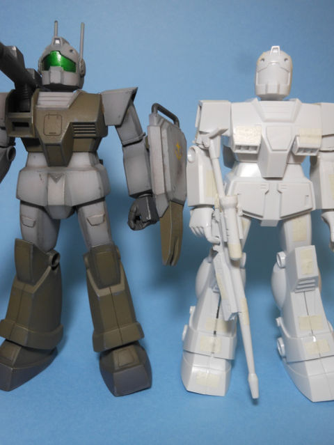 1/144旧キット ジムスナイパーカスタム #1仮組み、製作開始 1/144旧キット ジムスナイパーカスタム #1仮組み、製作開始