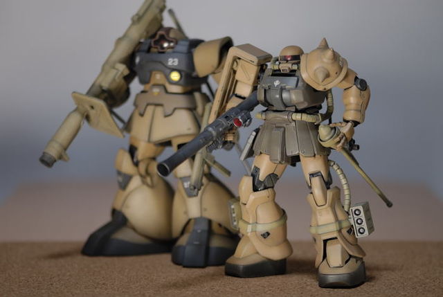 ザクF2デザートカラー MGザクF2 つづき : yosshiro-labo