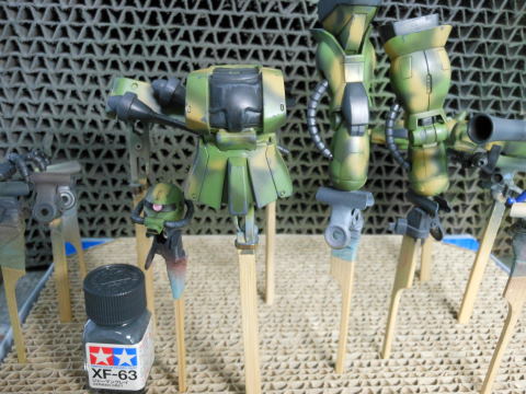 Fgザク 迷彩ザク 仕上げ Yosshiro Labo