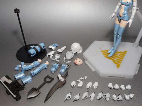 メガミデバイスWISMソルジャー #5 金髪さん完成 : yosshiro-labo