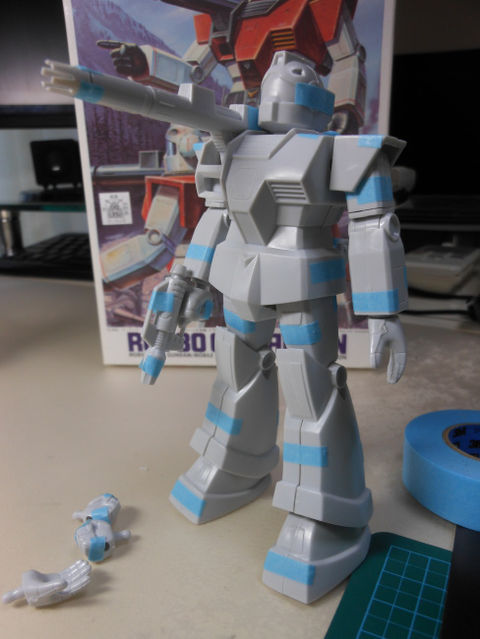 1/144旧キット ジムキャノン 仮組み : yosshiro-labo