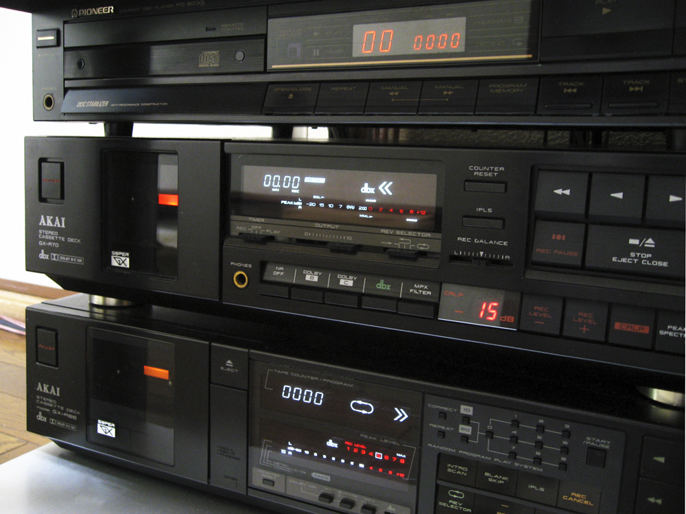 Akai カセットデッキ Gx Rシリーズ 今日はこんなん食べました