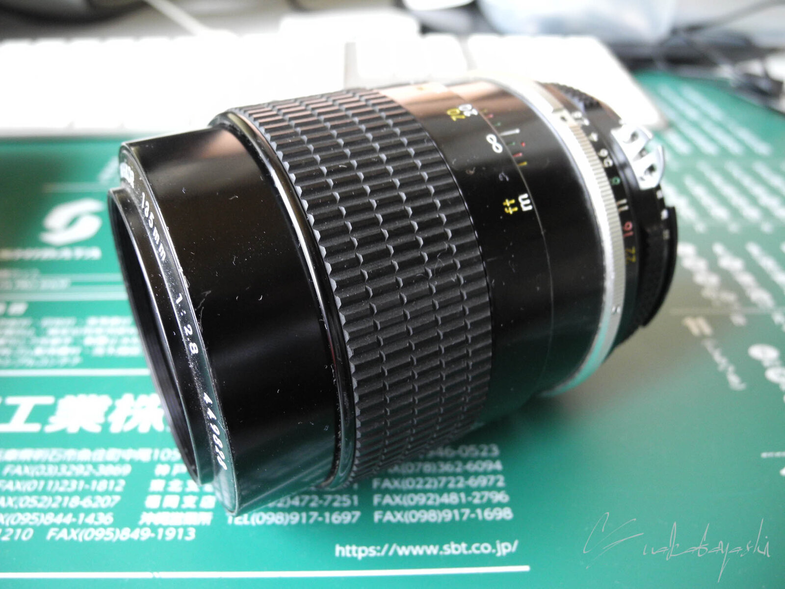 New NIKKOR 135mm F2.8 分解カビ取り : 地球の片隅で New NIKKOR 135mm F2.8 分解カビ取り : 地球の片隅で