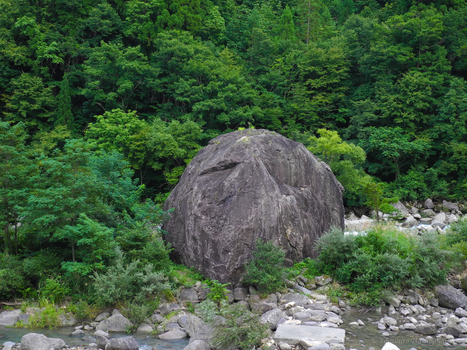 桃太郎の桃石 地球の片隅で