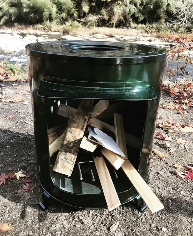ホンマ製作所のレジャーカマドがプチ薪ストーブになります キャンプや自宅で使い方はいろいろ ｋｕｔｉｋｏｍｉ
