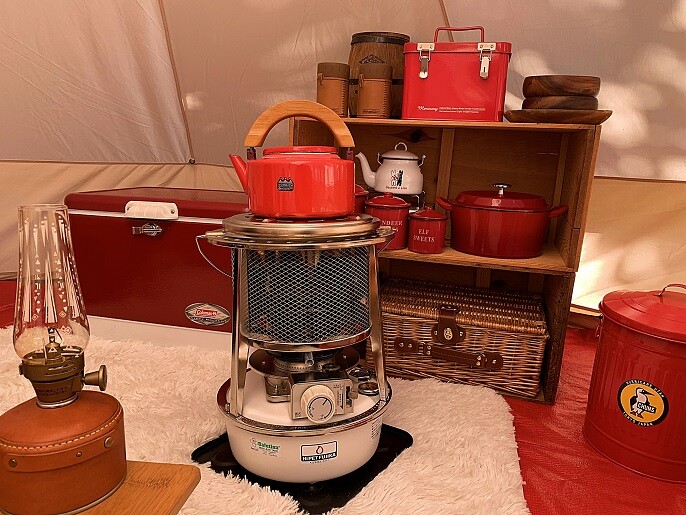 フジカハイペットやアルパカストーブに合うホーローのケトル やかん はフラットケトルしかない ｋｕｔｉｋｏｍｉ