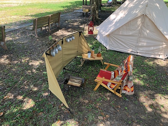 冬キャンプの焚き火に絶対あった方がいい 焚火陣幕が超おすすめ ｋｕｔｉｋｏｍｉ