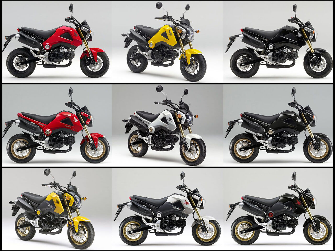 HONDAグロムの誕生日！ 各年式をあなたは見分けられる？ : 明日は晴れ