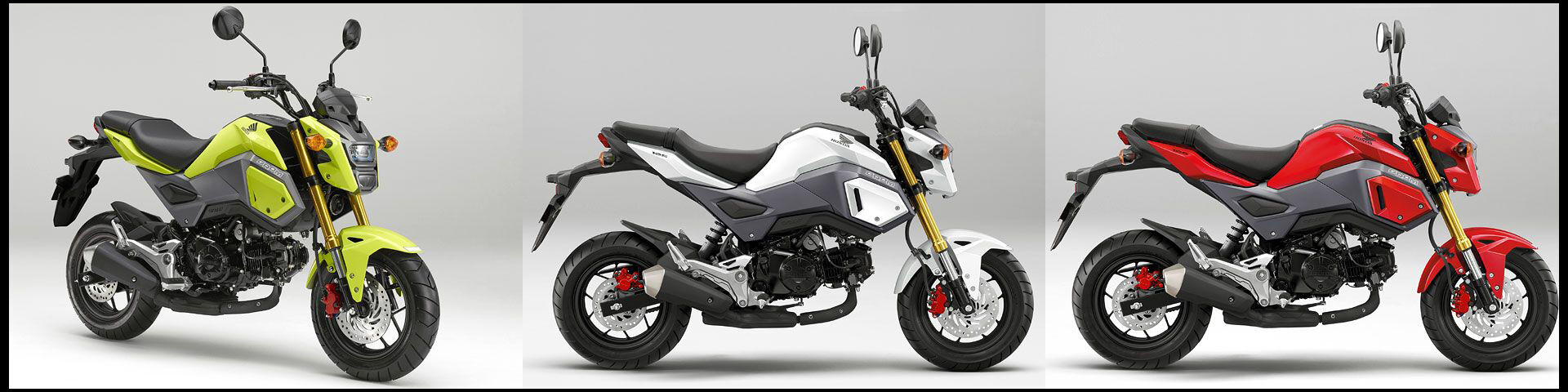 HONDAグロムの誕生日！ 各年式をあなたは見分けられる？ : 明日は晴れ