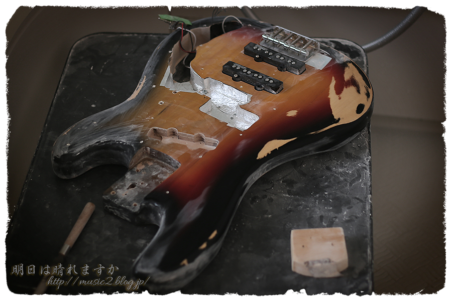 レリック仕上げ！！メーカー不明ストラト改造 🌸StratoCaster 魔改造後の調整 | 青春のギターリペア K2