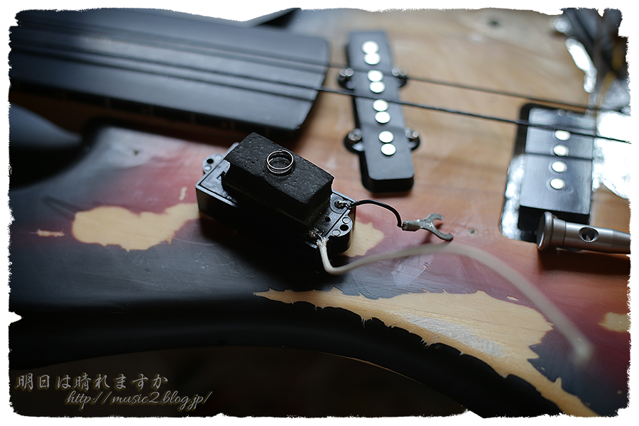 ノイズ特定など電装系不具合修正編】自作フレットレスベースを再改造