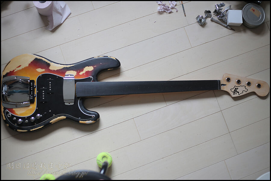 自作フレットレスベース 半ジャンク扱い 自作フレットレスベース 半ジャンク扱い