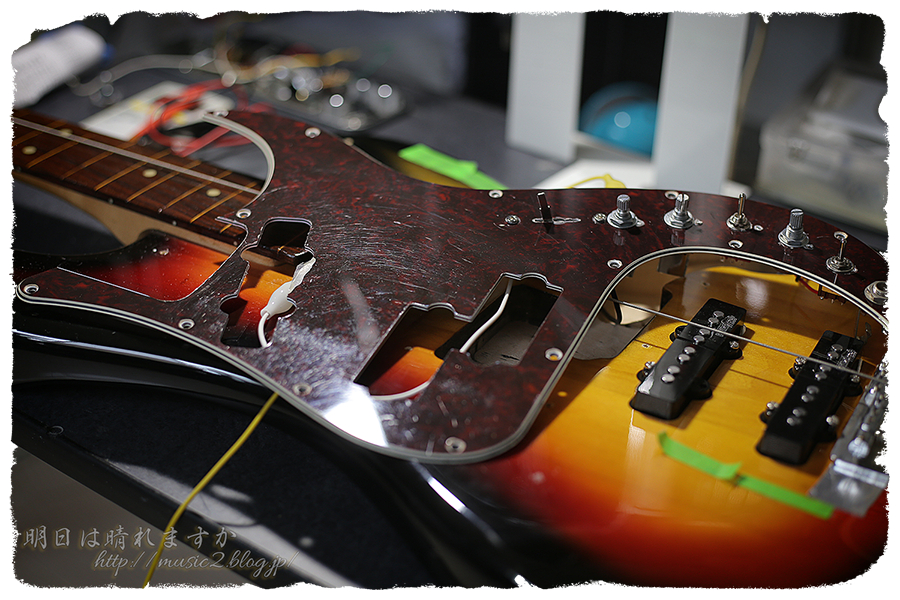 グレコ850改 プレート、ピックガード本物、テールピース自作