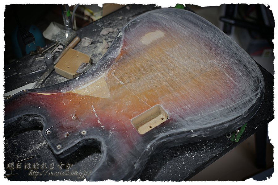 レリック加工・前編】自作フレットレスベースを再改造・調整。《第7話