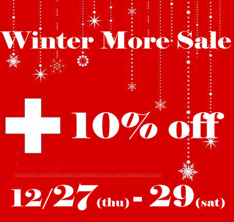 2018Winter More Sale +10%_12月