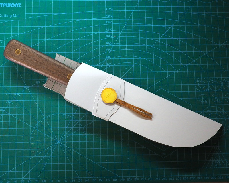 オンタリオ ブッチャーナイフのシースを作る Gutiのblog オンタリオ ブッチャーナイフのシースを作る Gutiのblog
