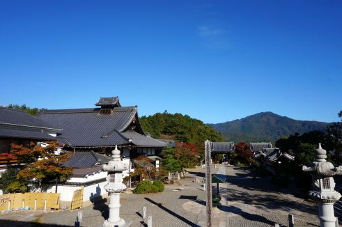妙満寺から比叡山 京都より愛をこめて