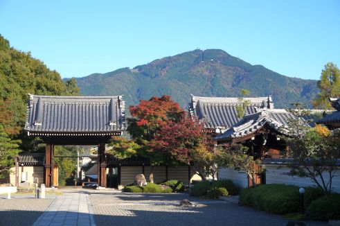 妙満寺から比叡山 京都より愛をこめて