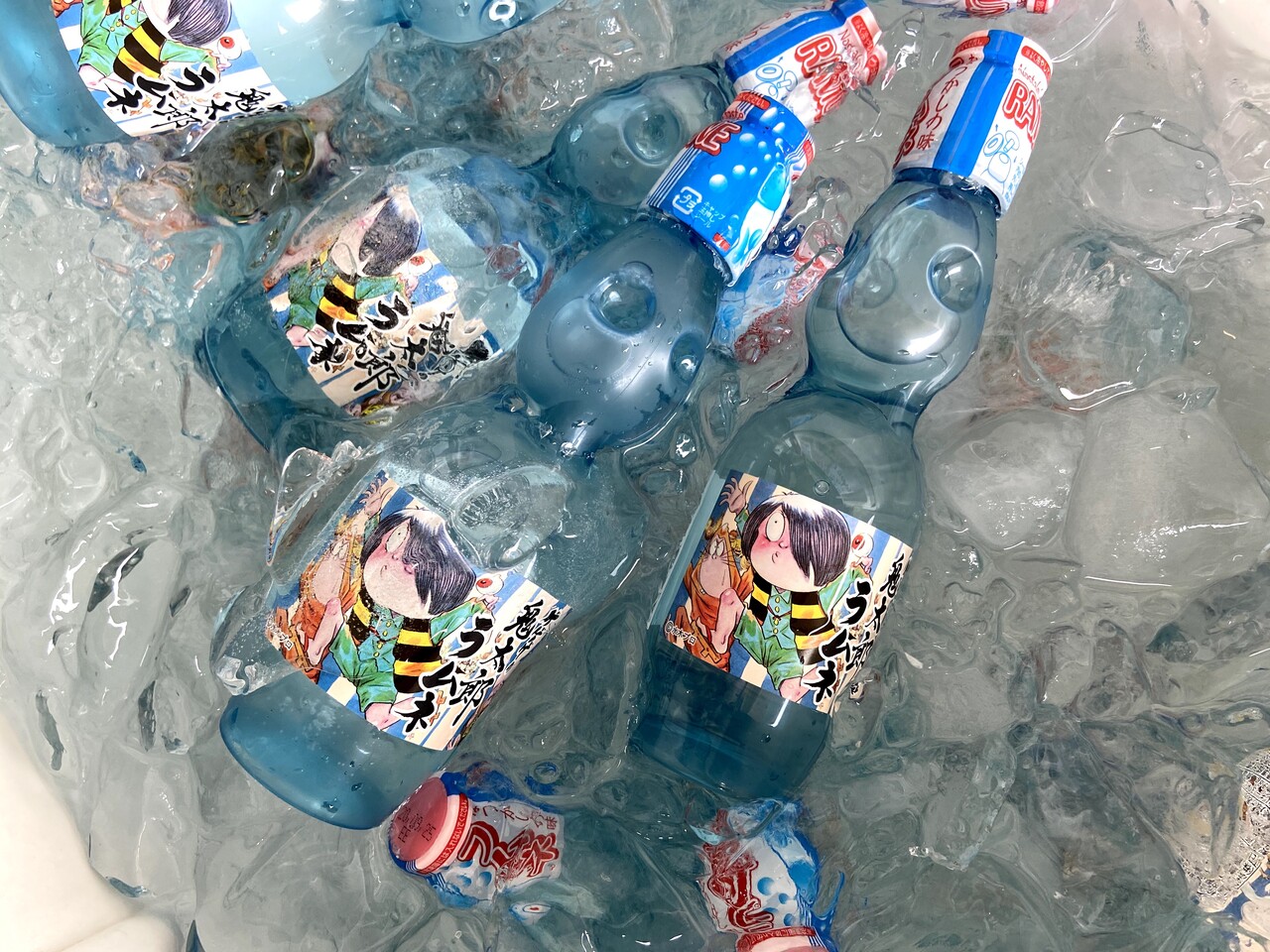 キンキン冷え冷え】鬼太郎ラムネ&目玉おやじの水〜熱中症対策にも