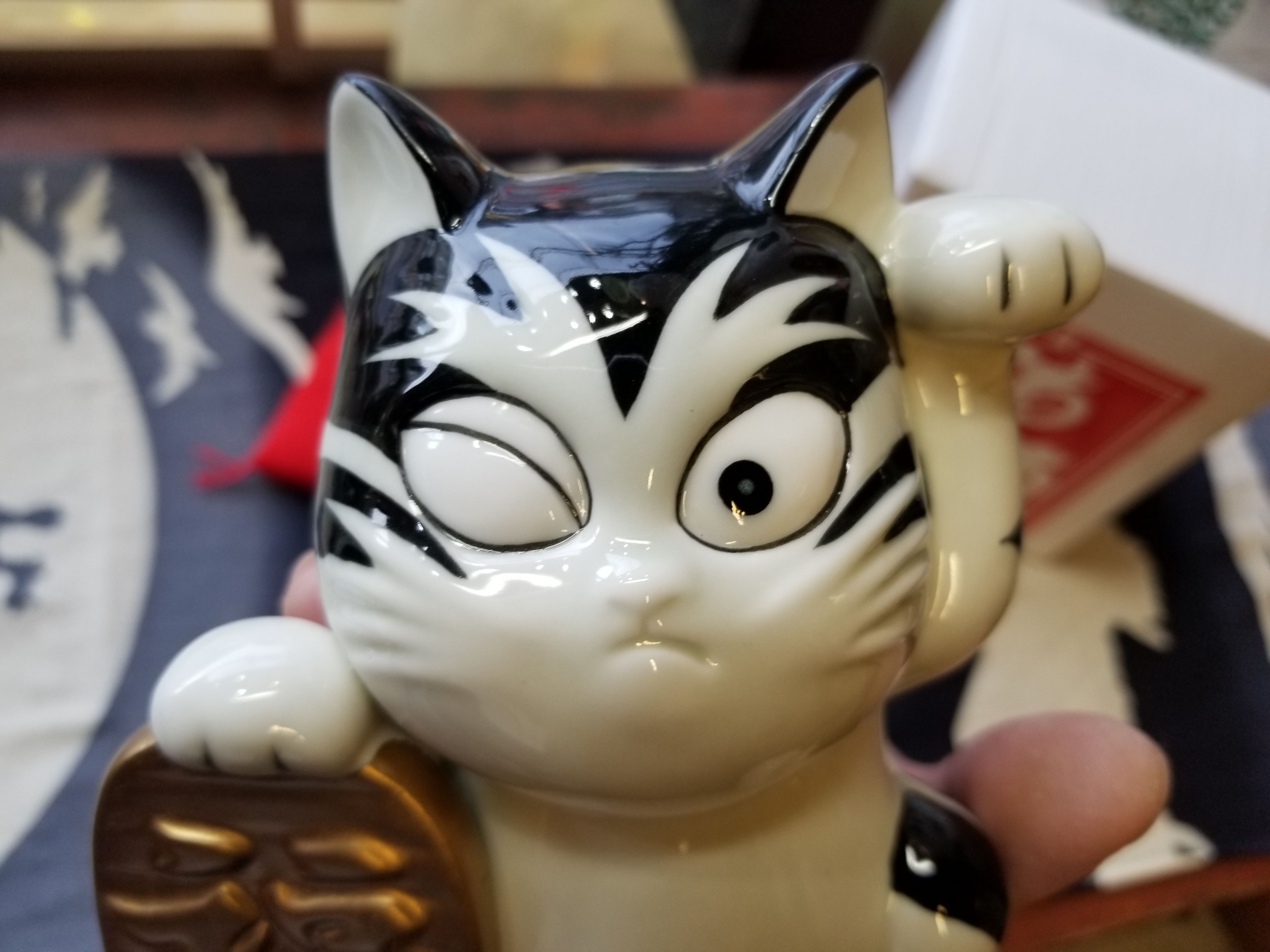 猫楠】福招貯金箱が発売にゃん！ : 水木しげるロード 妖怪神社
