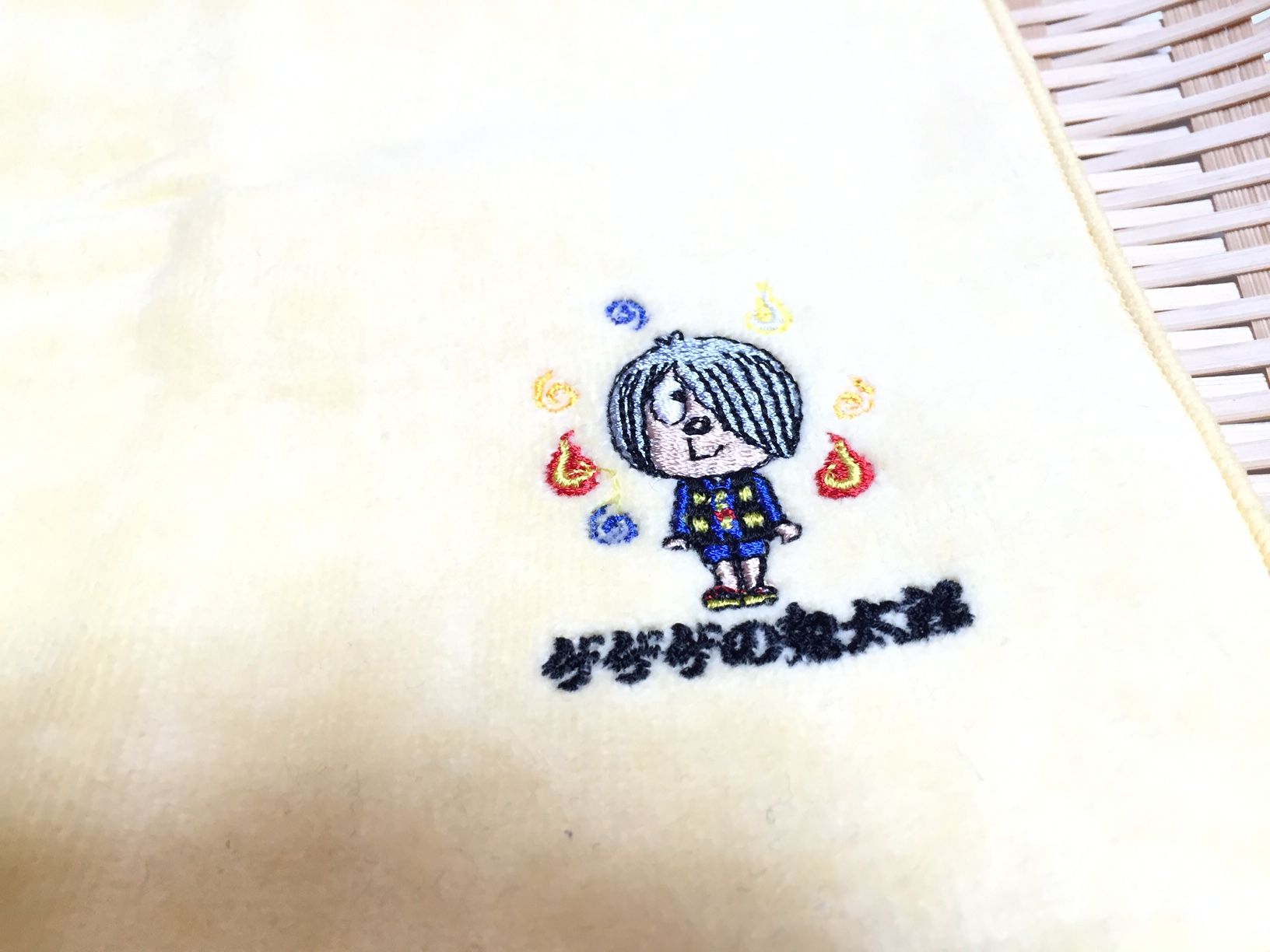 ゲゲゲの鬼太郎『刺繍ハンカチ』 : 水木しげるロード 妖怪神社スタッフ