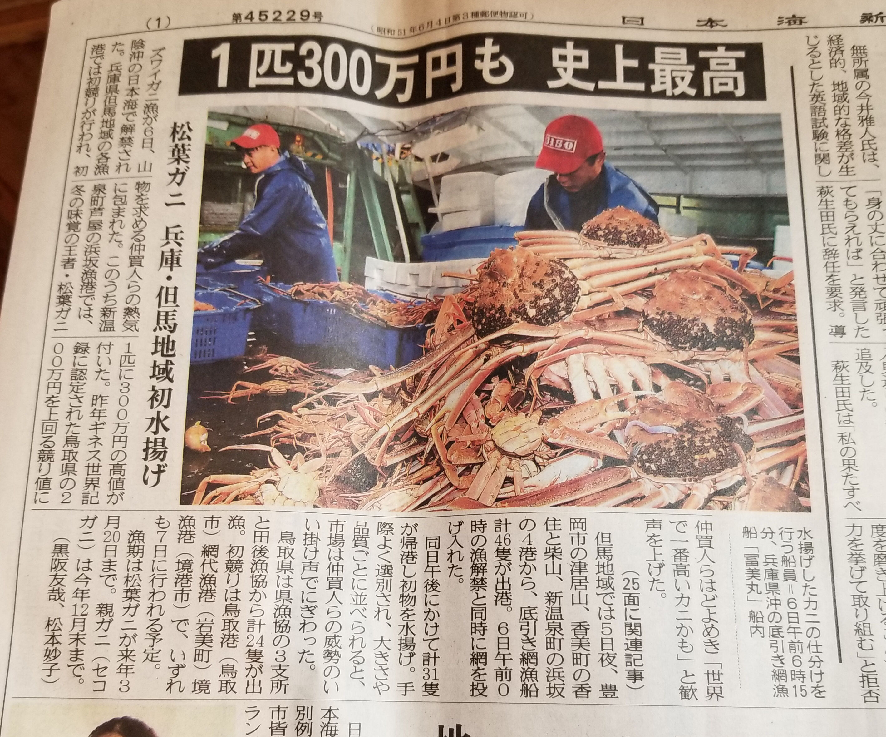 蟹取県境蟹港19 ズワイガニシーズン本殻始動 水木しげるロード 妖怪神社スタッフのブログ 蟹取県境蟹港19 ズワイガニシーズン本殻始動 水木しげるロード 妖怪神社スタッフのブログ