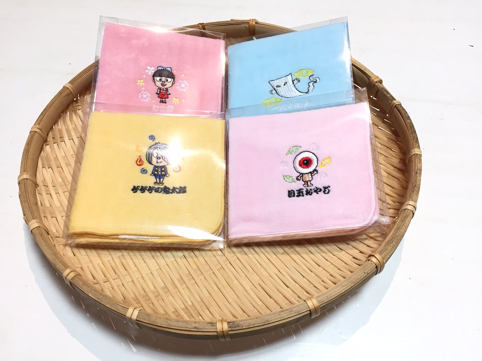 鬼太郎ハンカチタオル ふわふわ 鬼っ子 ハンカチ 喜太郎｜和食器通販｜織部 Online