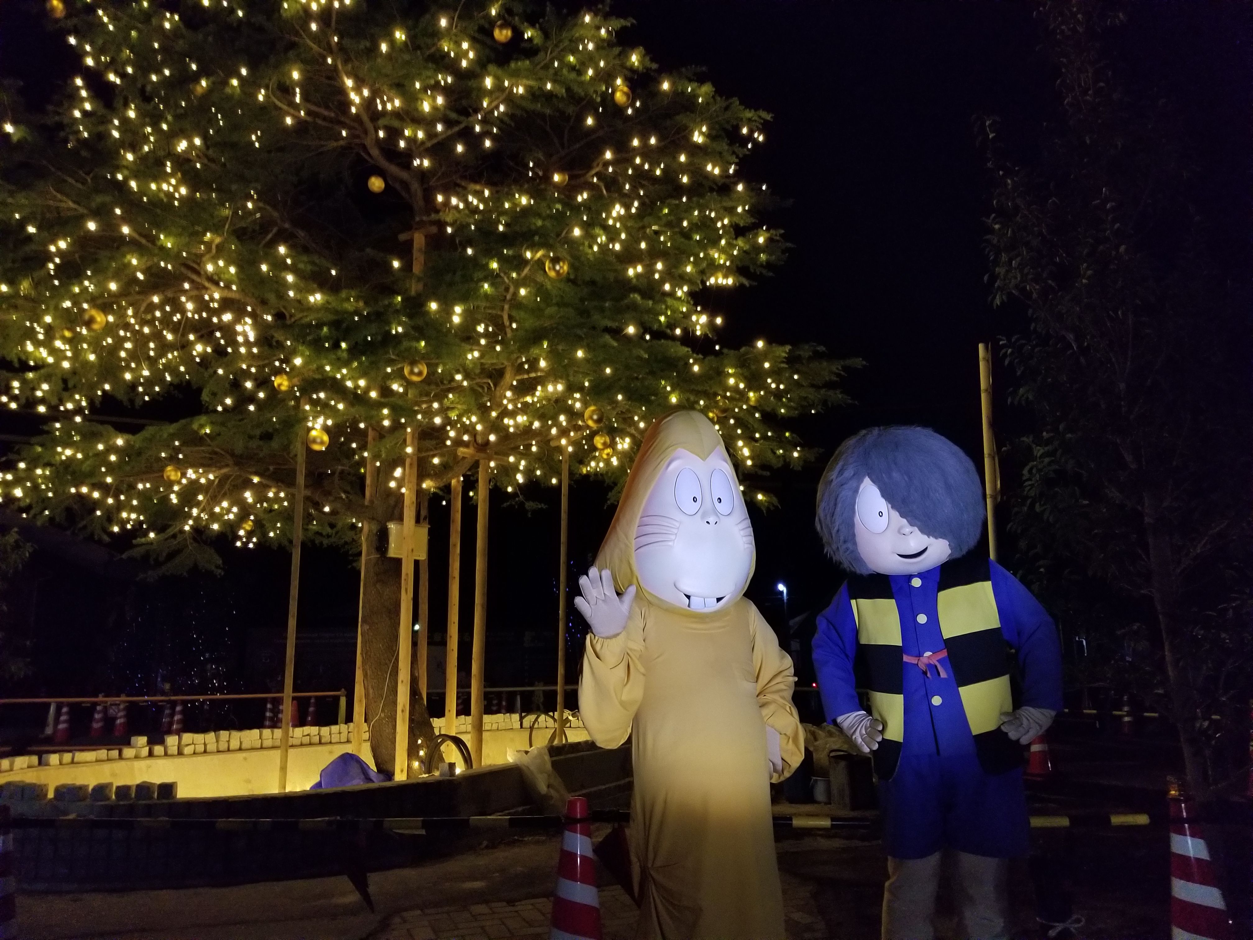 水木しげるロード イルミネーション 夜のおもてなしスポットをまとめてみました 水木しげるロード 妖怪神社スタッフのブログ