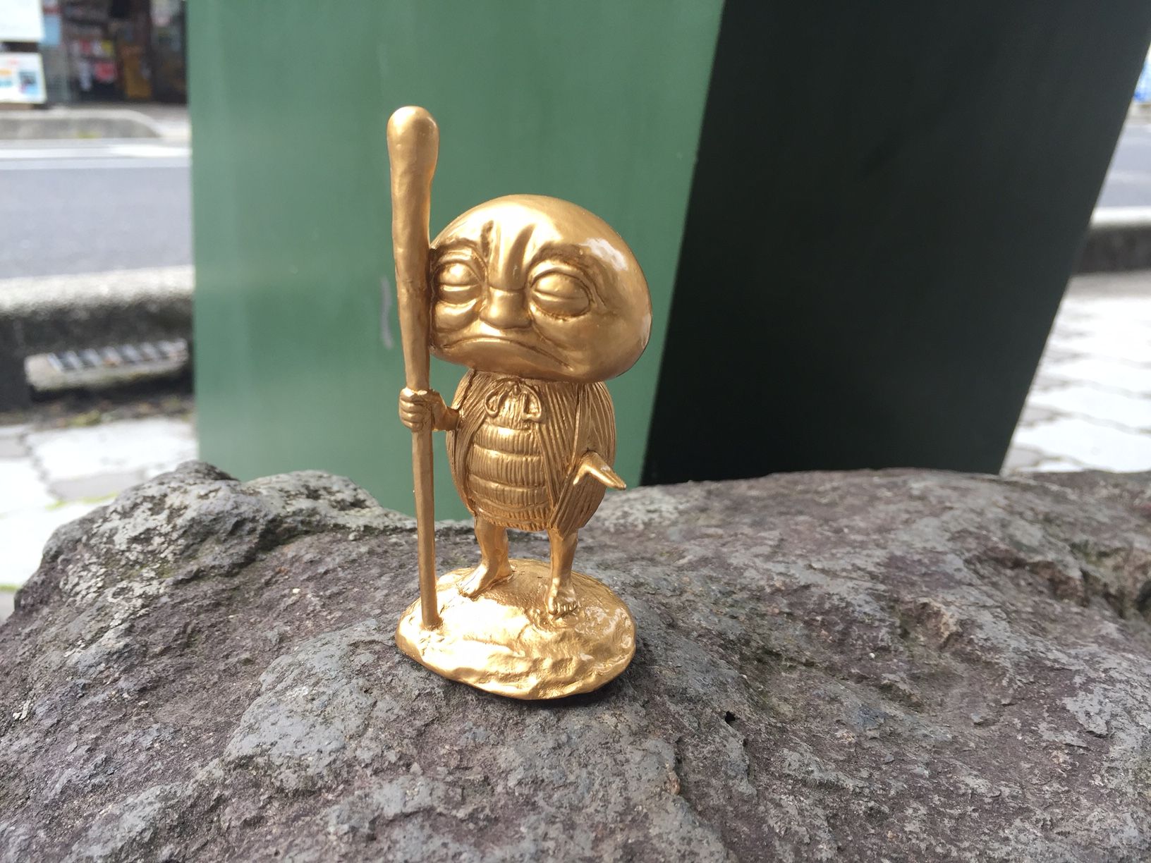 油すまし 水木しげるロード妖怪ブロンズ像/レプリカミニ