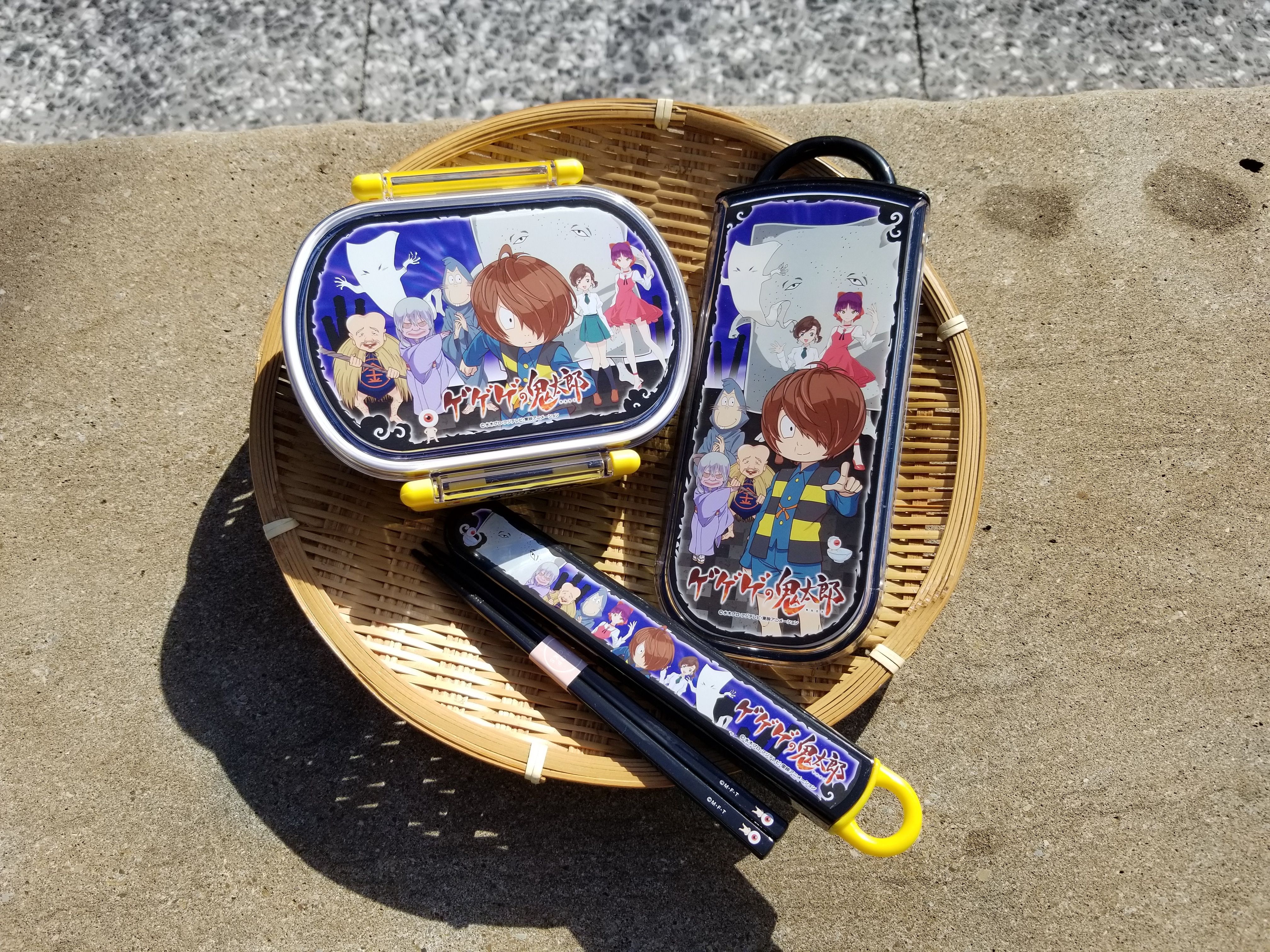 スライド式ハシ箱セット ケース ねずみ男 はし ゲゲゲの鬼太郎 スケーター ネコ娘 一反もめん 子泣きじじい 目玉おやじ 砂かけばばあ 箸 国内発送 はし